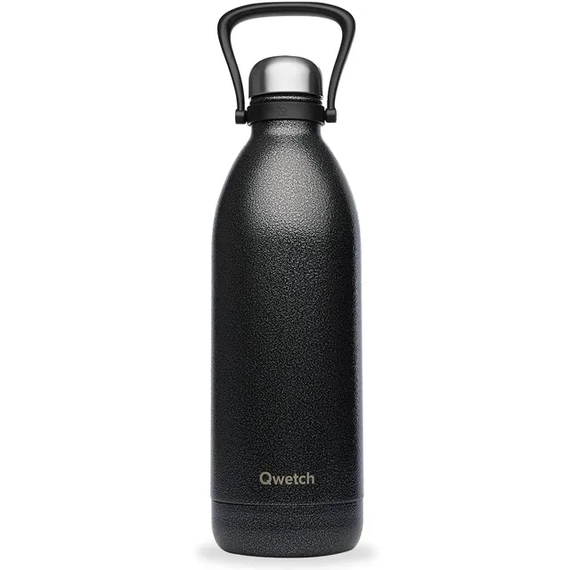 qwetch-titan-roc-2l-noir-bouteille-isotherme-inox-ultra-r-sistante-rev-tement-an image 1