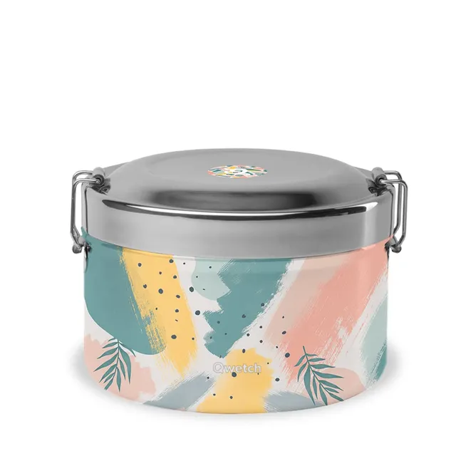 qwetch-bento-isotherme-rhapsody-850ml-lunchbox-compartiments-inox-4h-chaud-6h-fr image 1