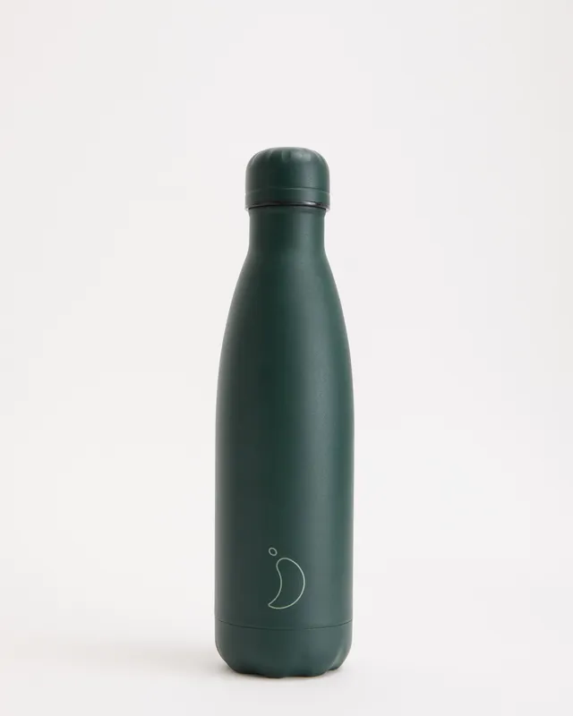 chilly-s-matte-green-water-bottle-gourde-isotherme-acier-inoxydable-fini-mat-fro image 1