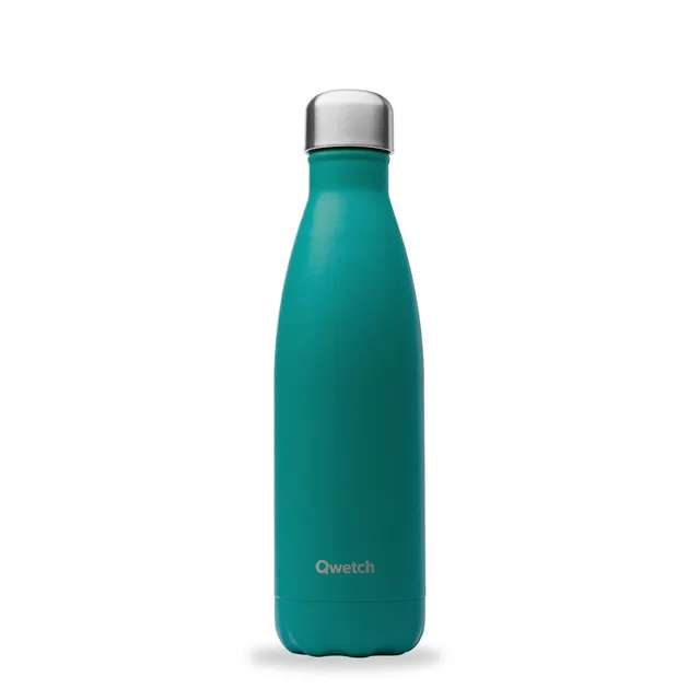 qwetch-bouteille-isotherme-originals-bleu-min-ral-500ml-gourde-inox-tanche-sans- image 1
