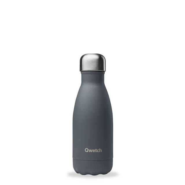 qwetch-bouteille-isotherme-originals-gris-260-ml-gourde-inox-compacte-24-h-froid image 1