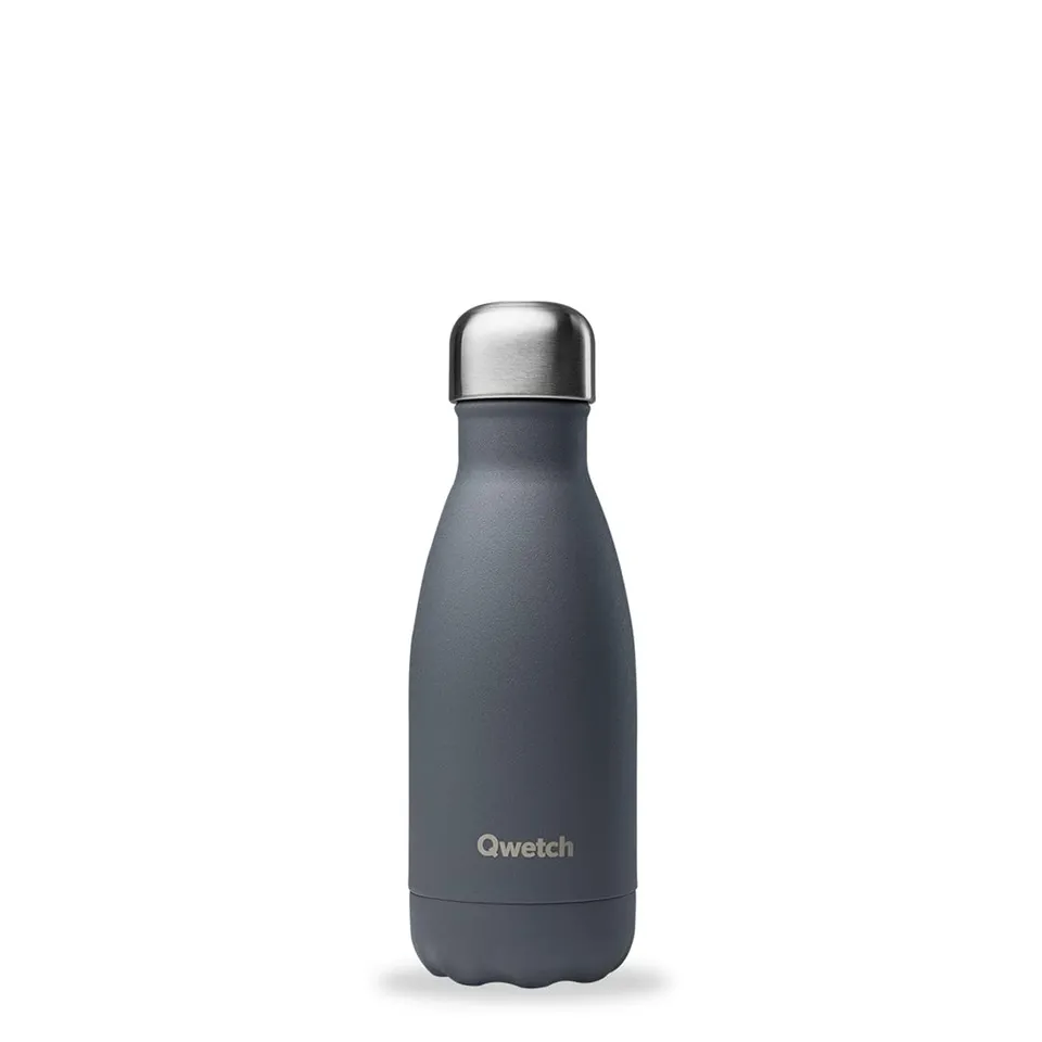 qwetch-bouteille-isotherme-originals-gris-260-ml-gourde-inox-compacte-24-h-froid image 1