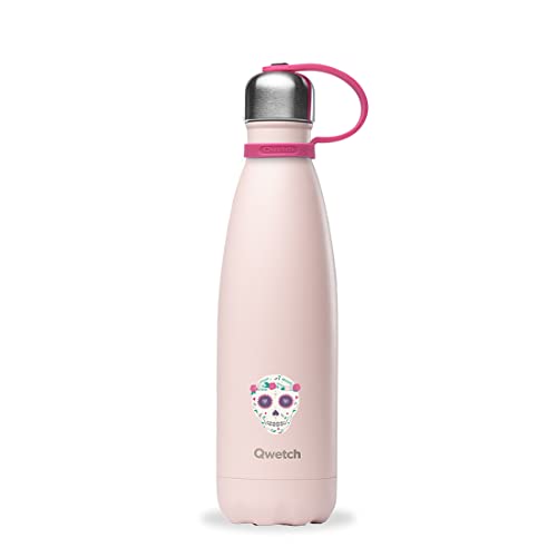 qwetch-bouteille-isotherme-kids-rose-500ml-gourde-inox-tanche-sans-bpa-pour-enfa image 6