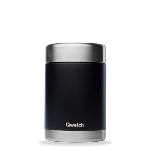 qwetch-bo-te-repas-nomade-isotherme-granite-600-ml-noir-lunch-box-inox-tanche-5h image 6