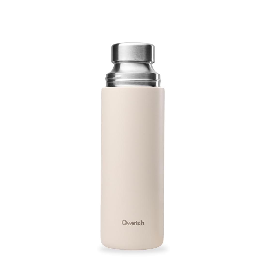 qwetch-thermo-isotherme-750-ml-sable-bouteille-thermos-inox-recycl-avec-gobelet- image 2