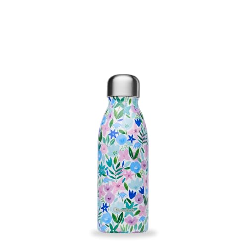 qwetch-bouteille-one-ultra-l-g-re-flora-bleu-500ml-gourde-inox-simple-paroi-non- image 7