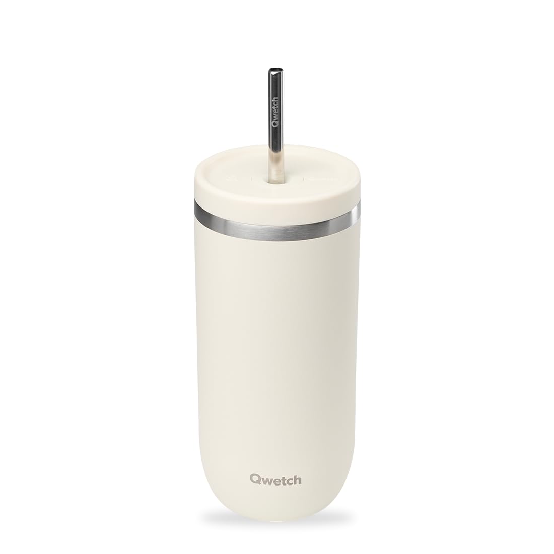 qwetch-cold-cup-600-ml-sable-tasse-isotherme-inox-recycl-avec-paille-24-h-glac-1 image 2
