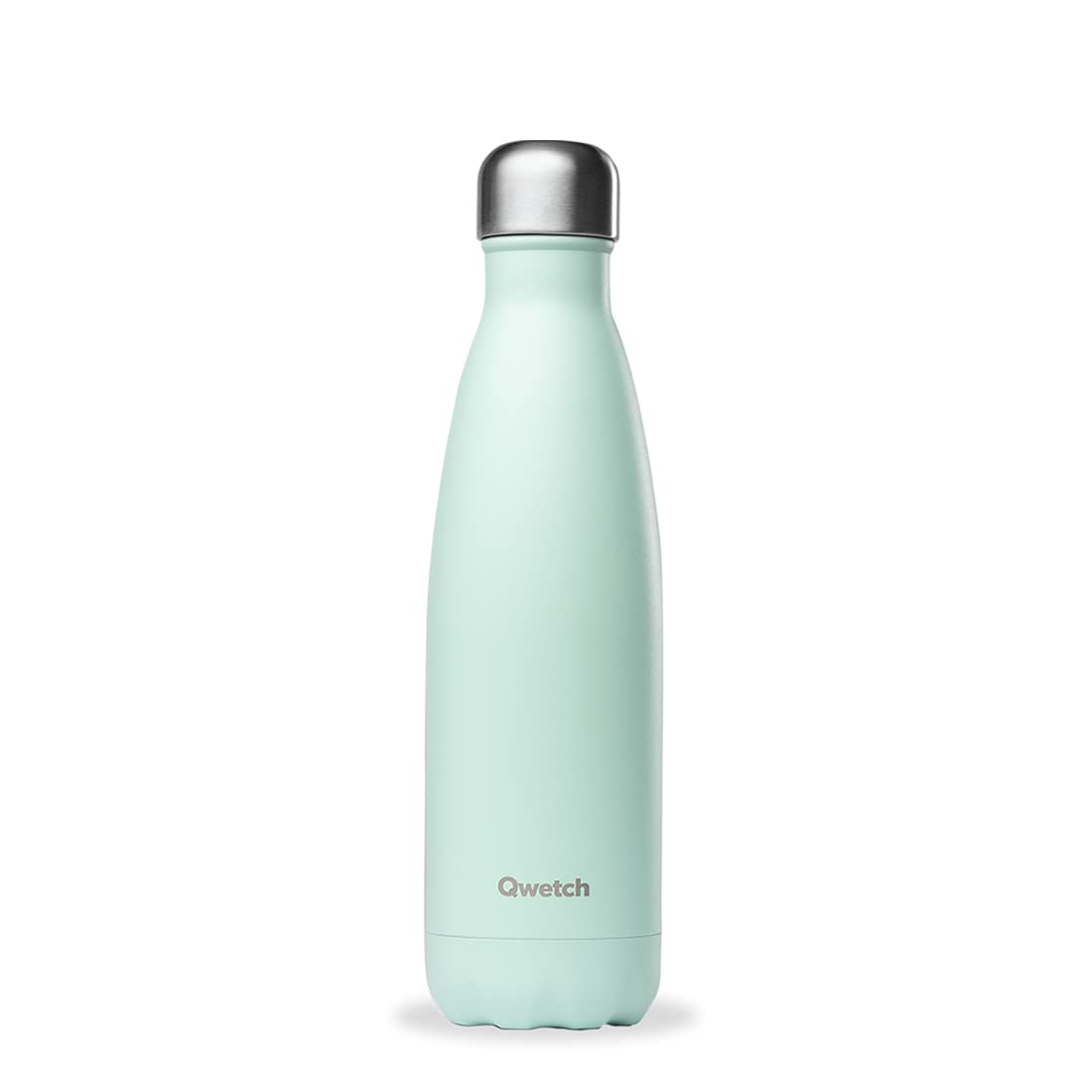 qwetch-bouteille-isotherme-pastel-vert-500-ml-gourde-inox-nomade-24h-froid-12h-c image 1