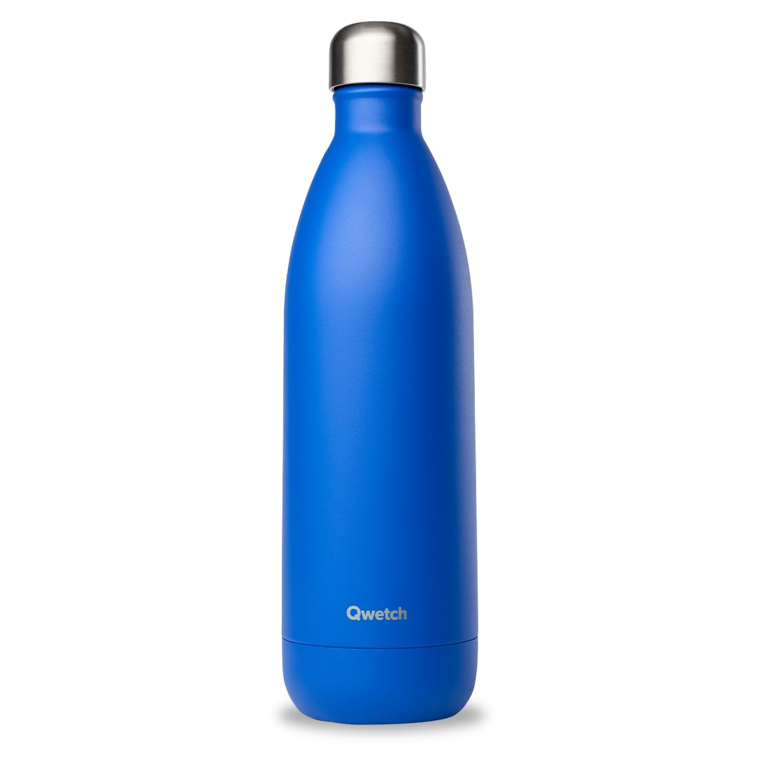 qwetch-bouteille-isotherme-originals-bleu-majorelle-1l-gourde-inox-24h-froid-12h image 1