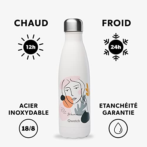 qwetch-bouteille-isotherme-originals-woman-500-ml-gourde-inox-24h-froid-12h-chau image 8