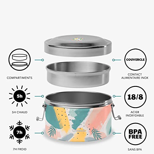 qwetch-bento-isotherme-rhapsody-850ml-lunchbox-compartiments-inox-4h-chaud-6h-fr image 6