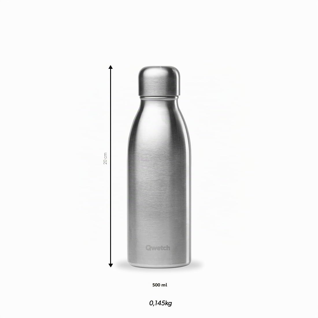 qwetch-bouteille-one-500-ml-gourde-inox-non-isotherme-ultra-l-g-re-bouchon-tanch image 6