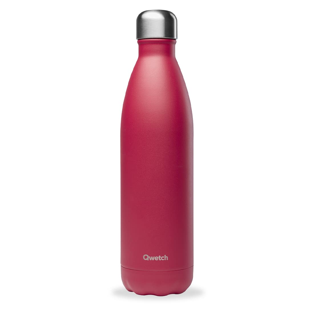 qwetch-bouteille-isotherme-framboise-750ml-gourde-nomade-inox-24h-froid-12h-chau image 1