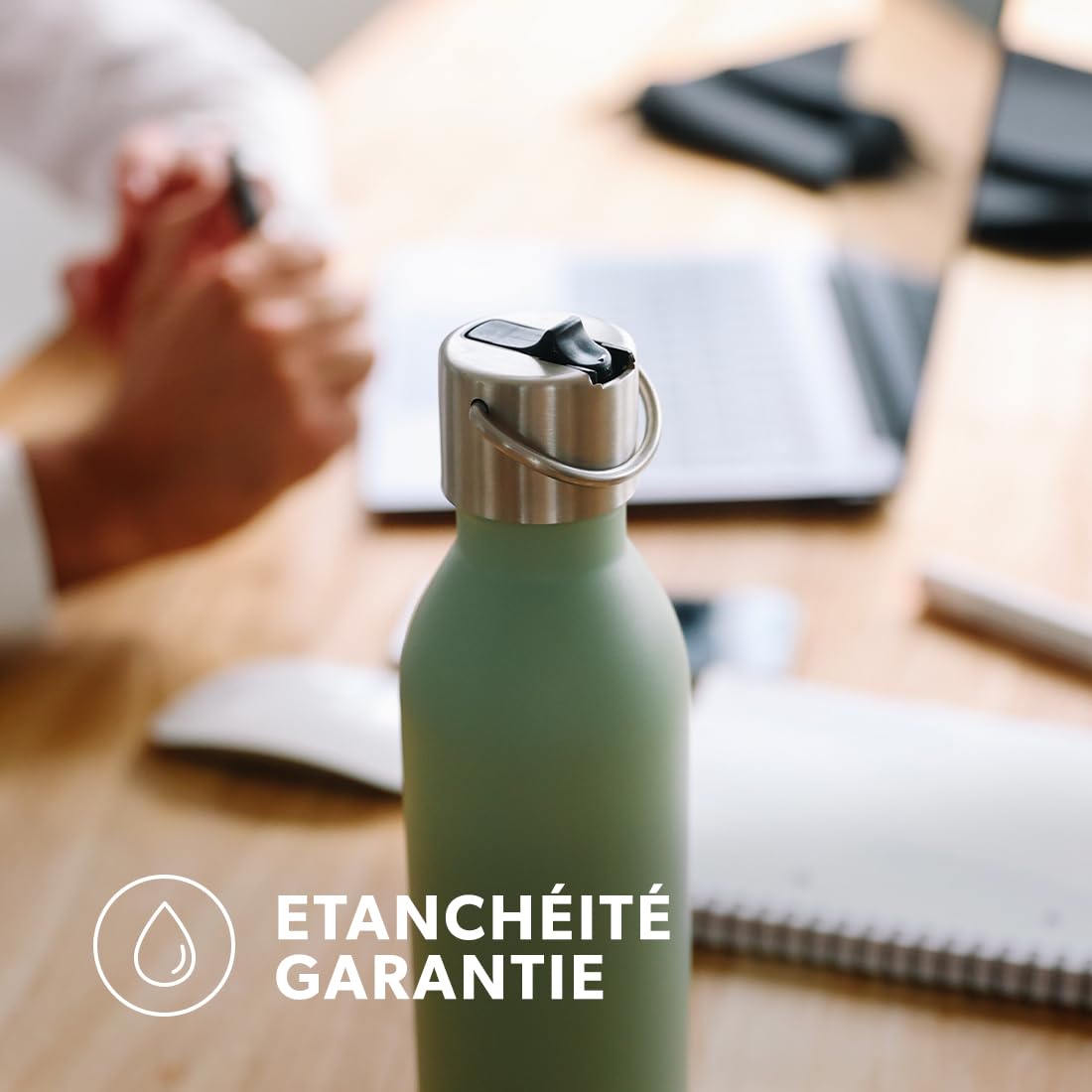 qwetch-bouteille-isotherme-active-bleu-marine-600-ml-gourde-inox-recycl-avec-bou image 3