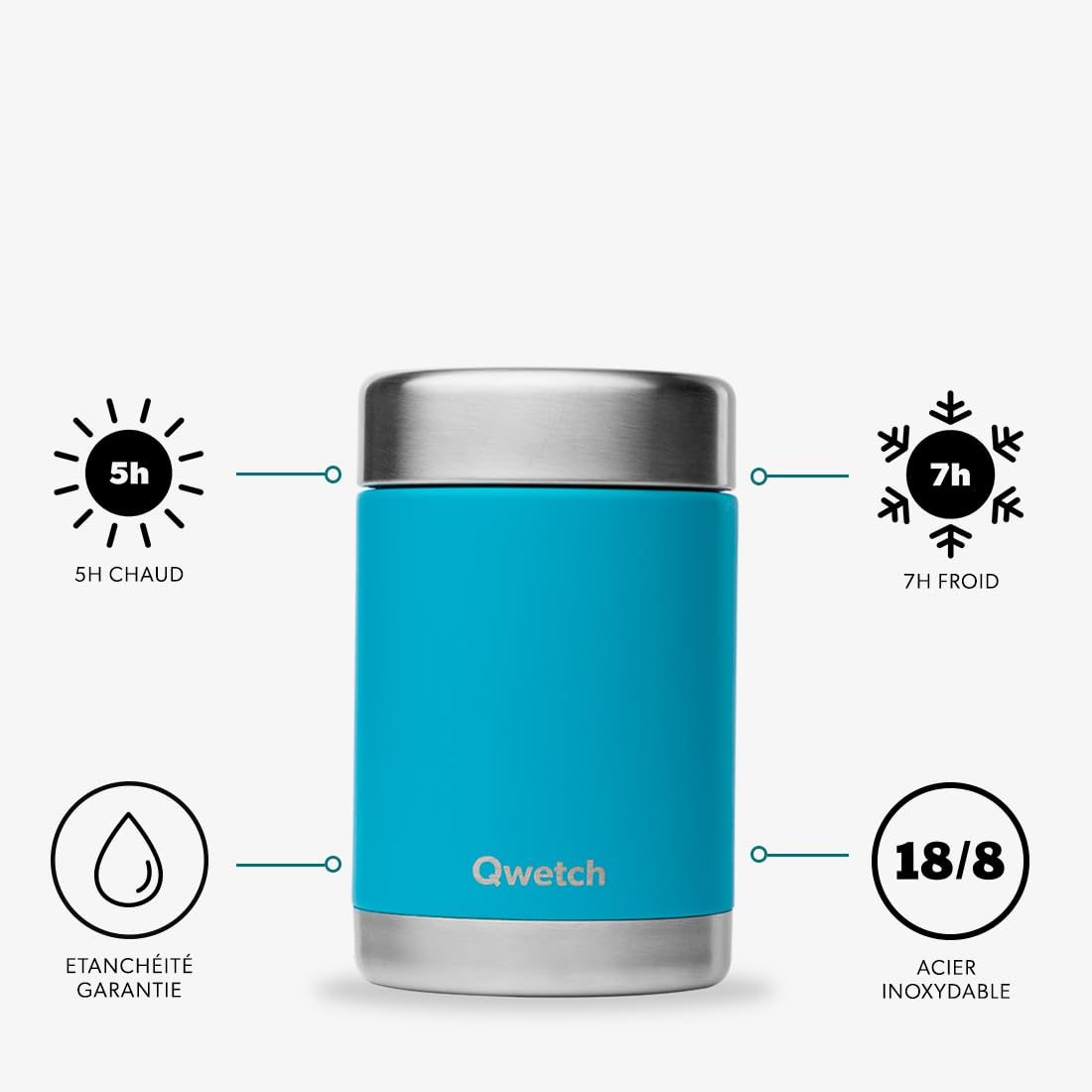 qwetch-bo-te-repas-nomade-isotherme-granite-340-ml-turquoise-lunch-box-inox-tanc image 2
