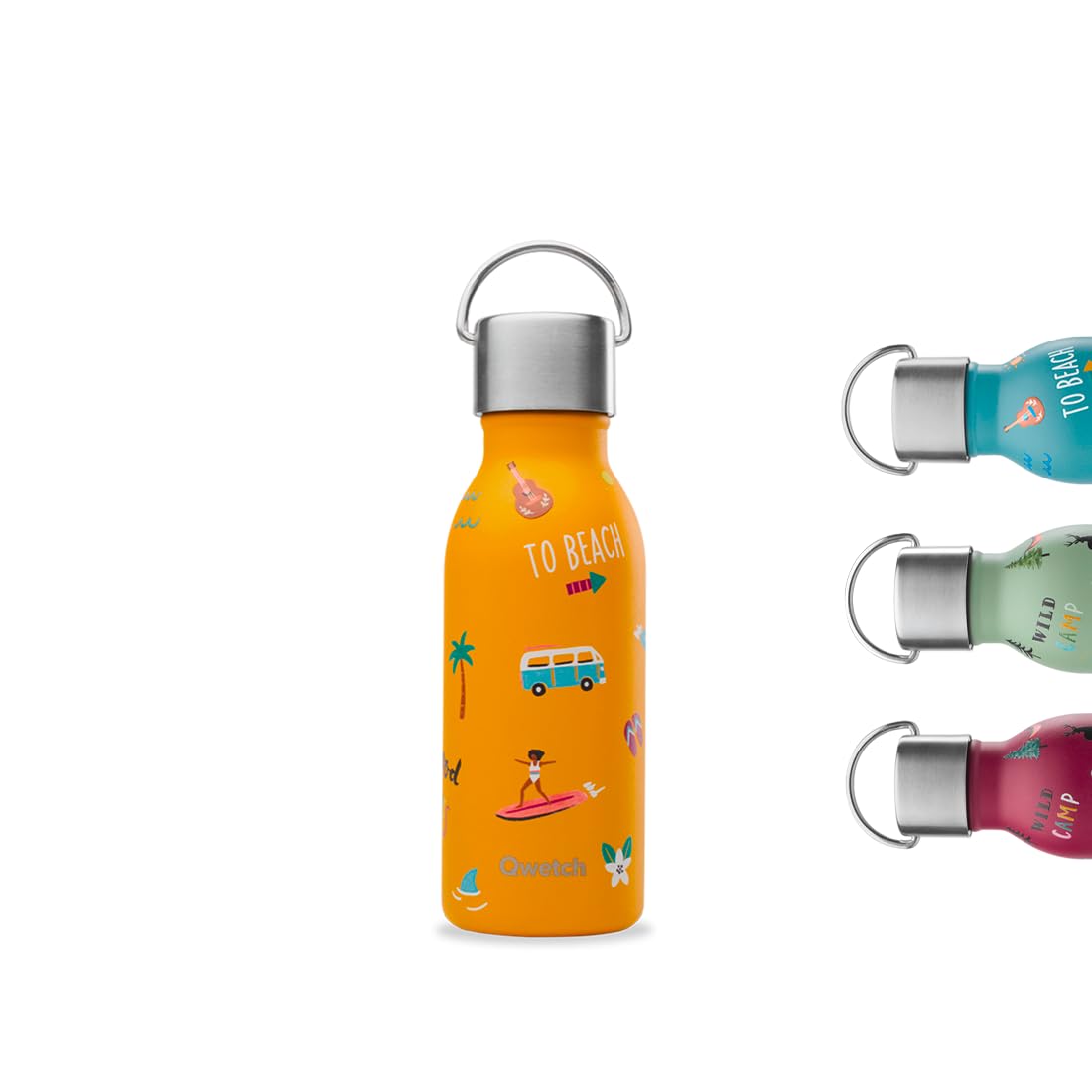 qwetch-kids-yosemite-350-ml-gourde-isotherme-enfant-inox-vert-tilleul-bouchon-pi image 6