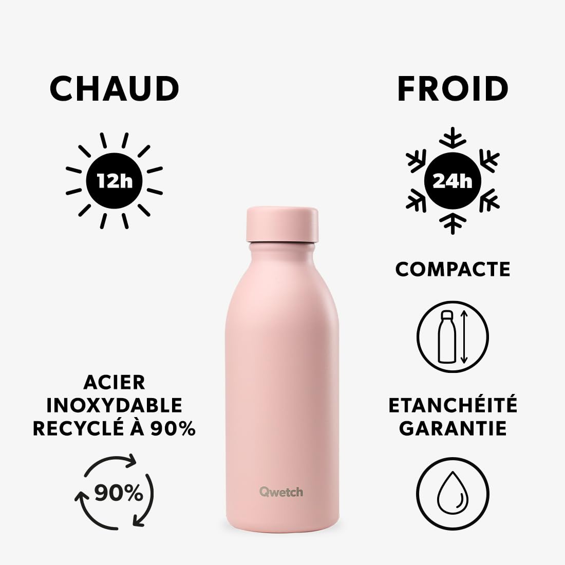 qwetch-icon-pastel-rose-bouteille-isotherme-design-compacte-500-ml-en-inox-recyc image 2