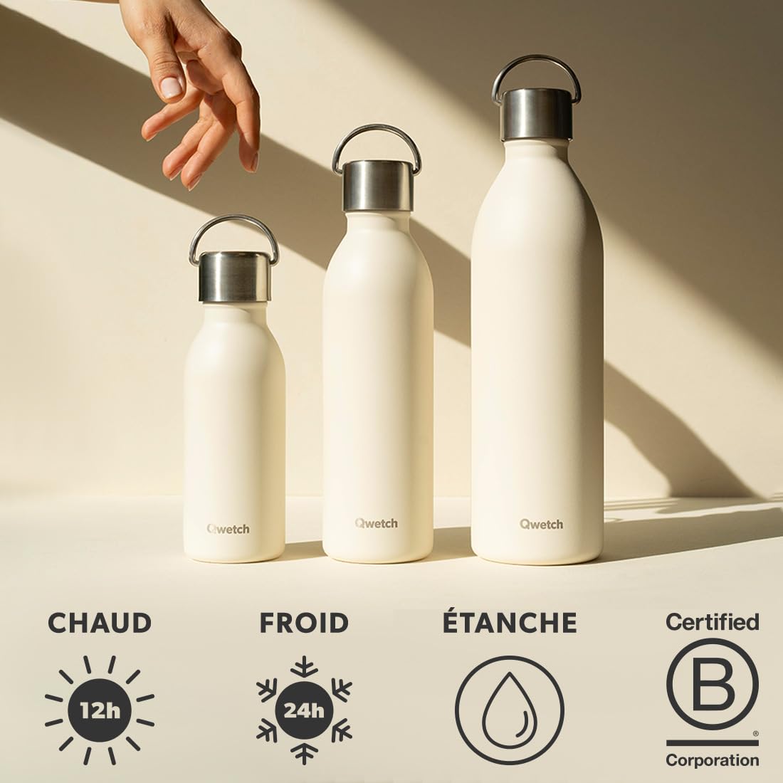qwetch-active-camouflage-noir-bouteille-isotherme-inox-recycl-600-ml-avec-anse-2 image 5