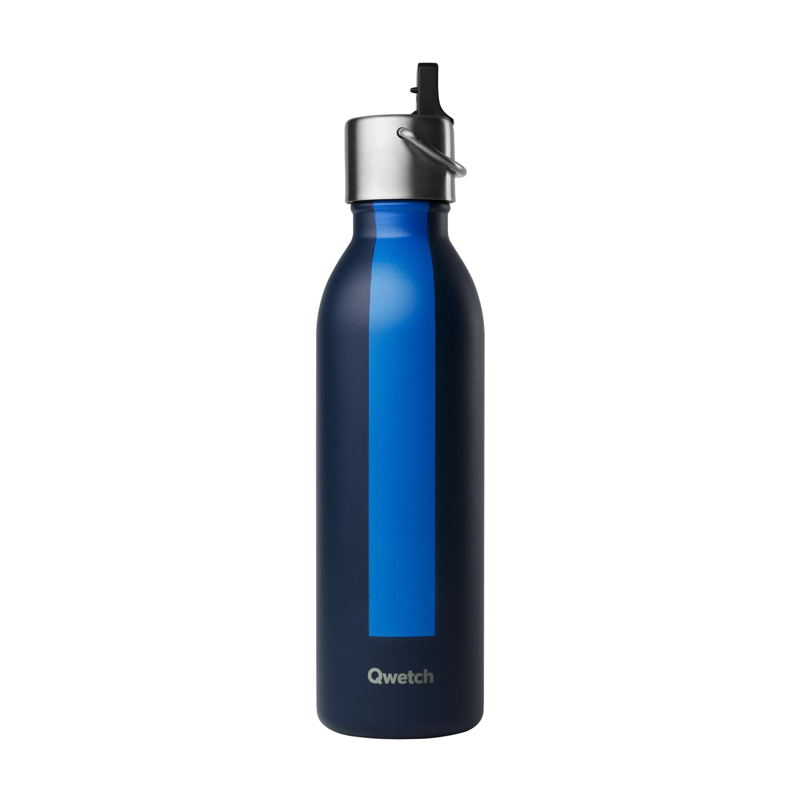 qwetch-bouteille-isotherme-active-bleu-marine-600-ml-gourde-inox-recycl-avec-bou image 7
