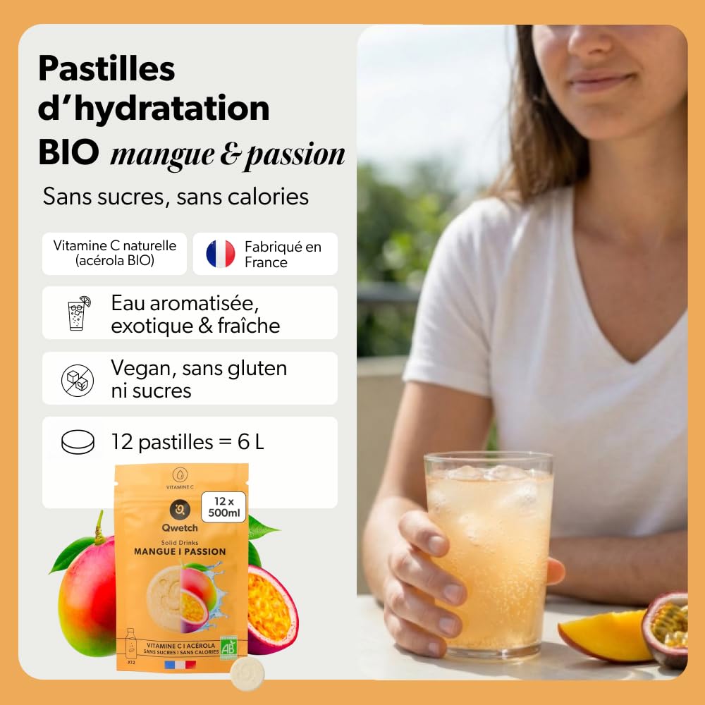 qwetch-solid-drinks-bio-mangue-passion-12-pastilles-d-hydratation-sans-sucre-dis image 3