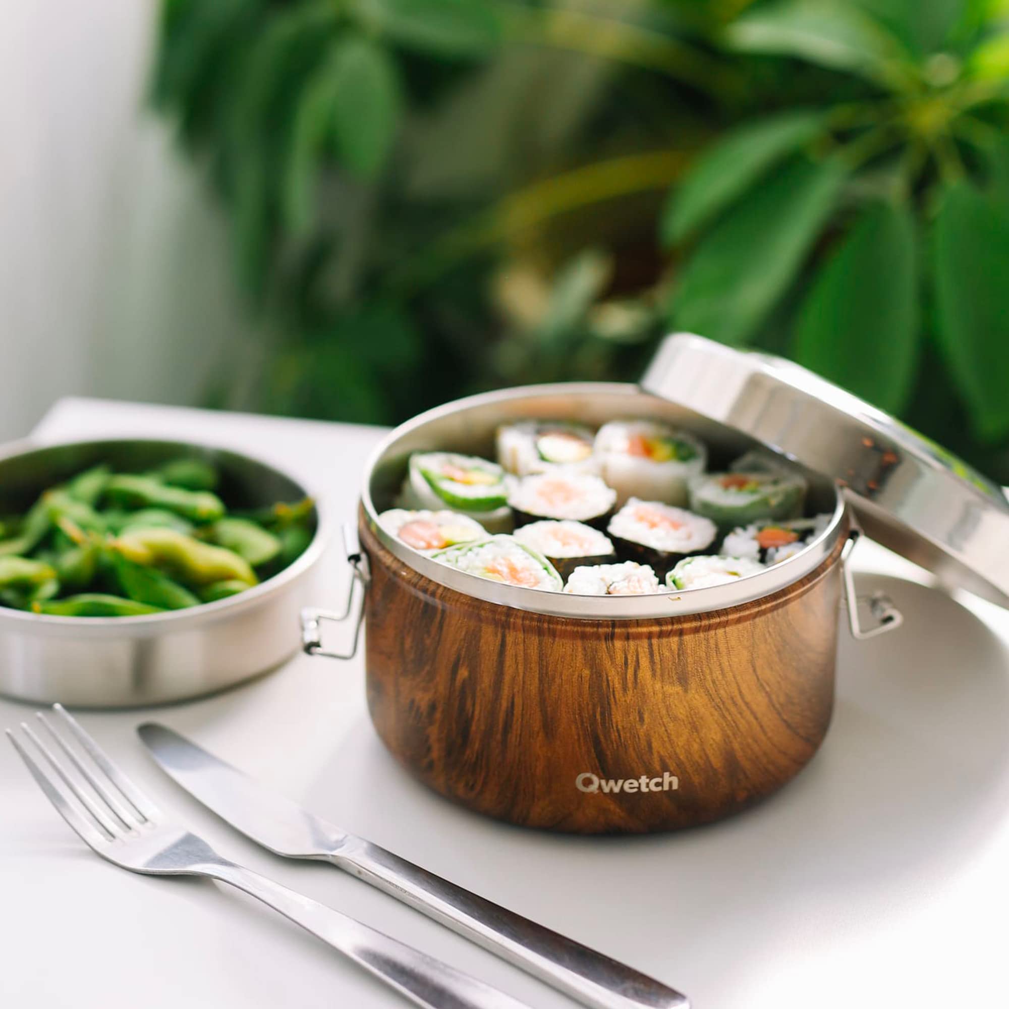 qwetch-bento-isotherme-wood-850ml-lunchbox-compartiments-inox-4h-chaud-6h-froid- image 4