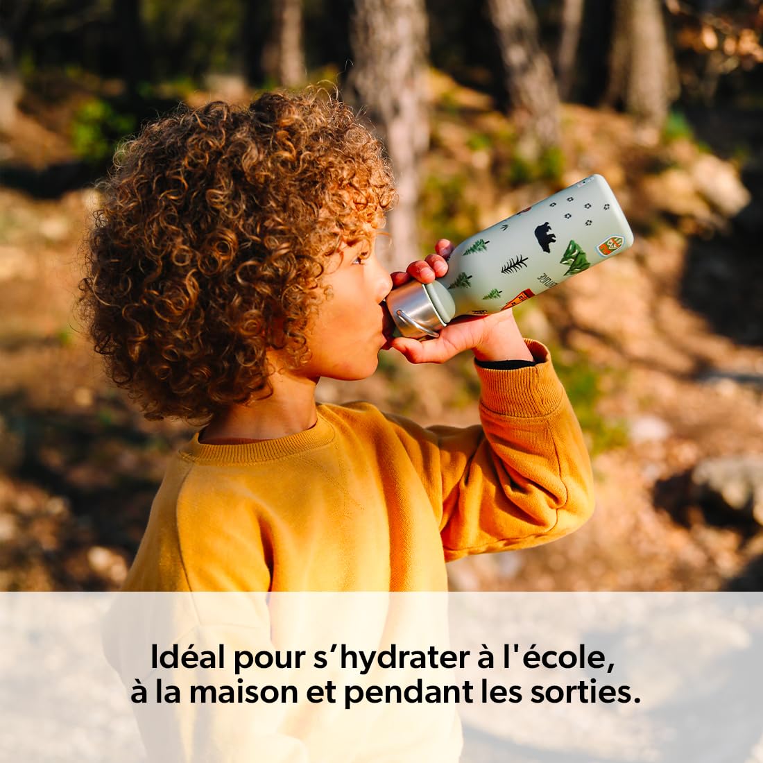 qwetch-kids-yosemite-350-ml-gourde-isotherme-enfant-inox-vert-tilleul-bouchon-pi image 3