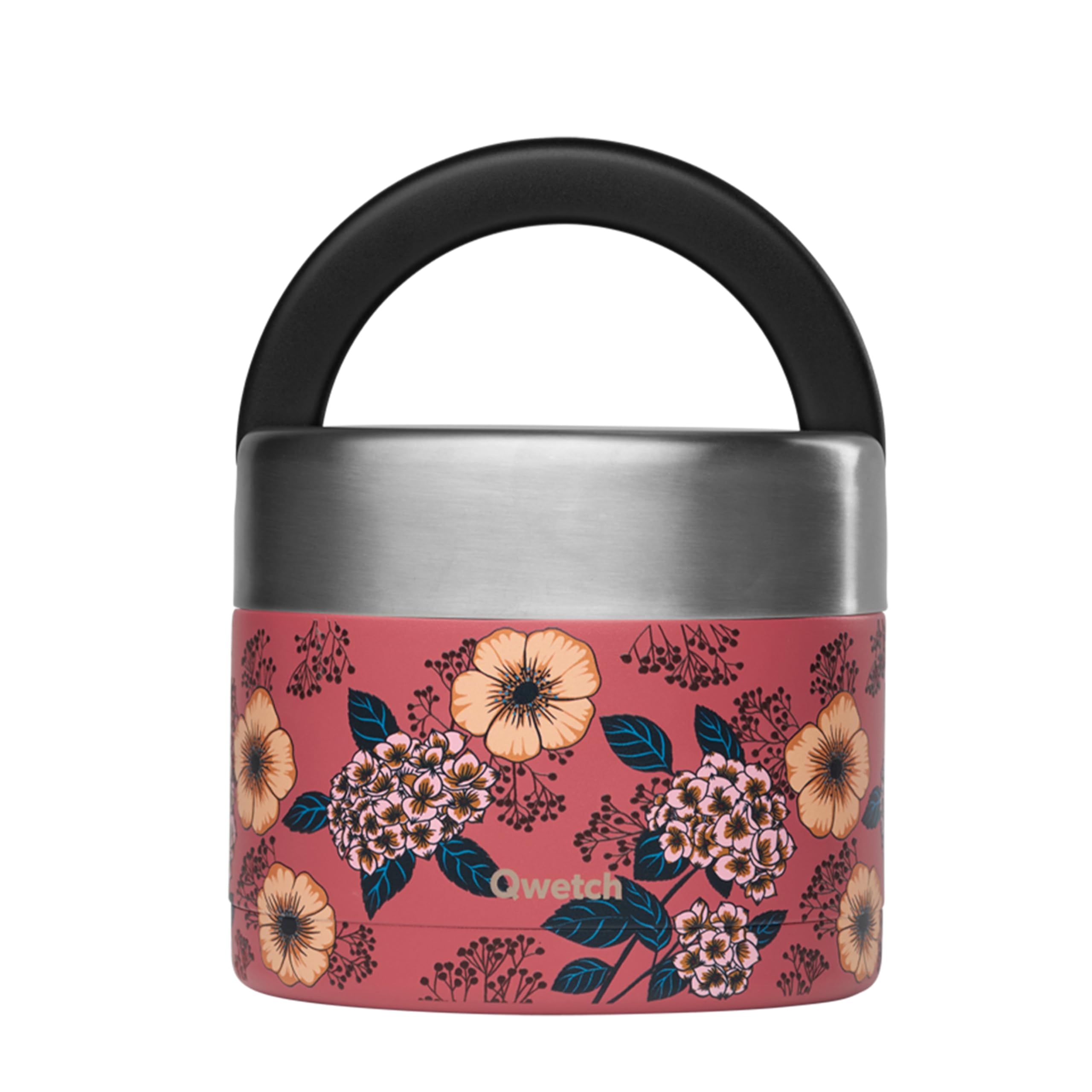 qwetch-lunch-box-isotherme-flowers-rouge-650-ml-bo-te-alimentaire-inox-304-avec- image 8