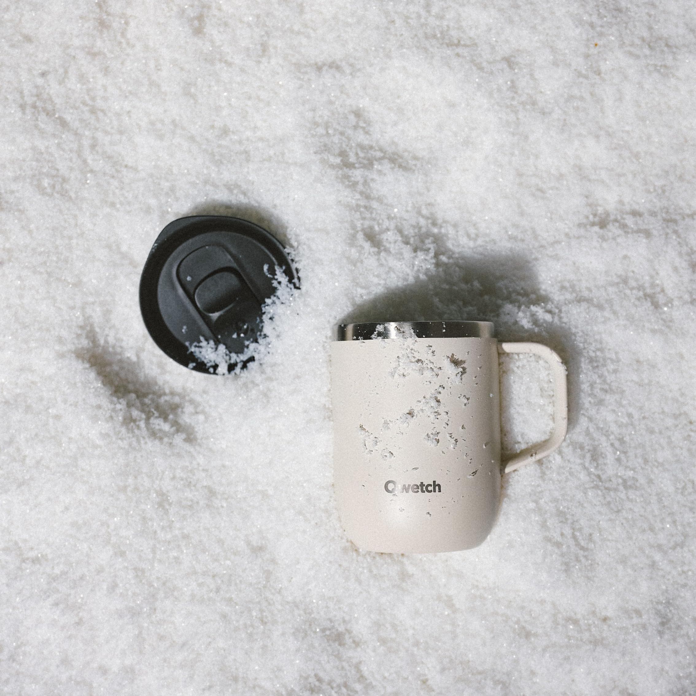 qwetch-mug-isotherme-inox-recycl-avec-anse-sable-350-ml-tasse-caf-th-6h-chaud-12 image 8