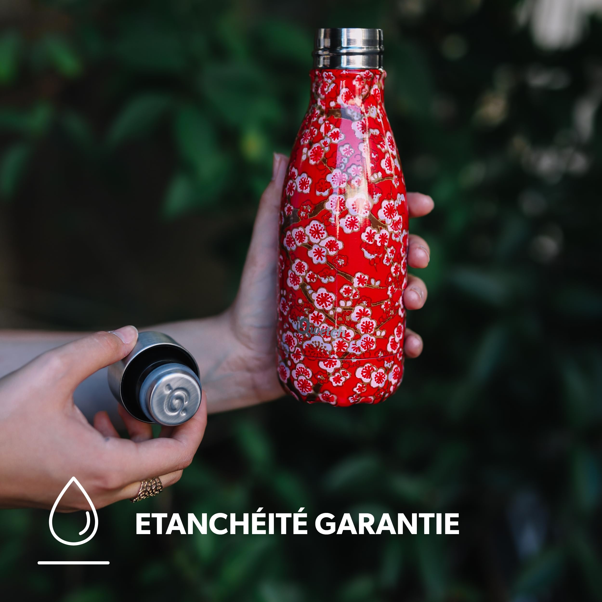 qwetch-bouteille-isotherme-originals-vert-emeraude-260ml-mini-gourde-inox-24h-fr image 4