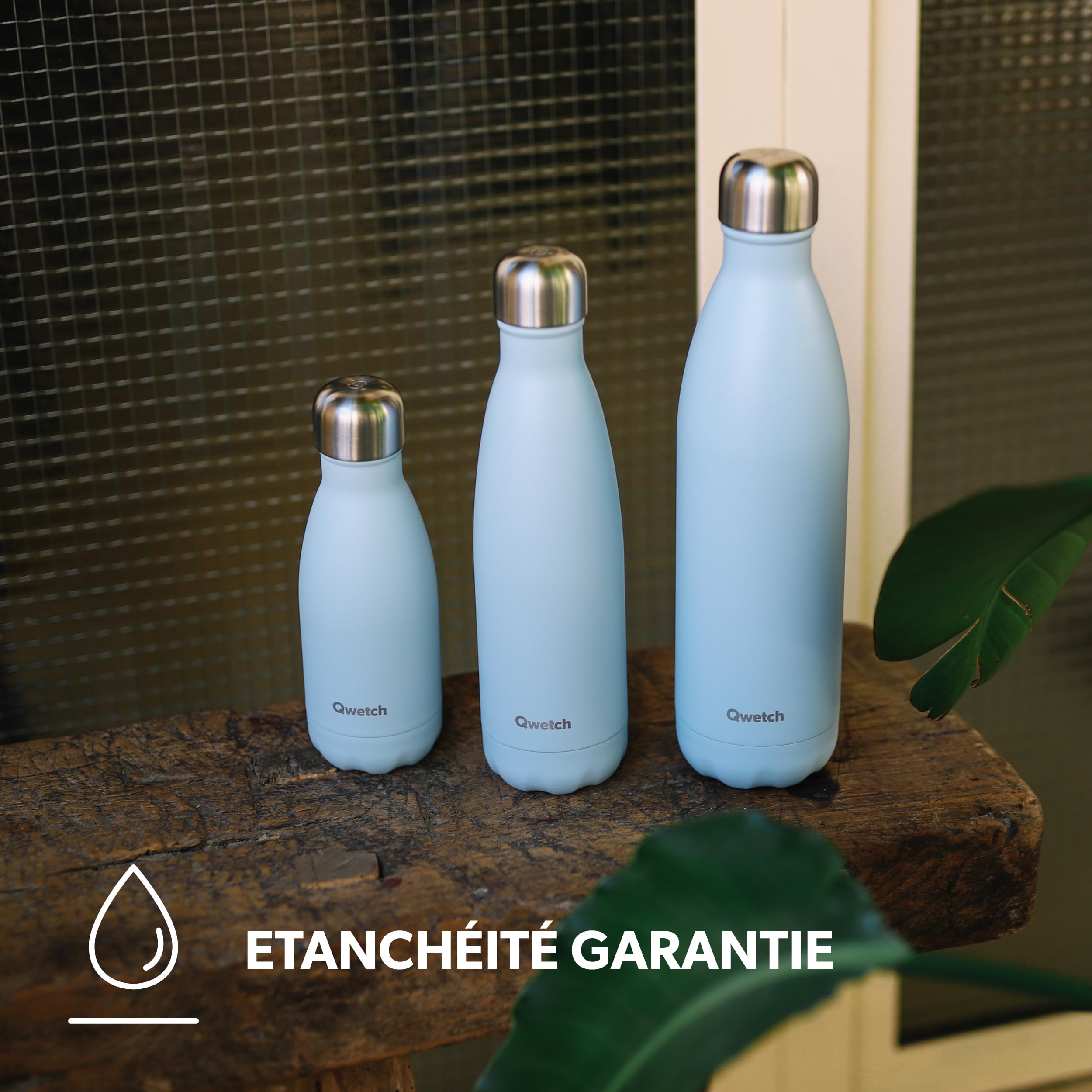 qwetch-bouteille-isotherme-flowers-rouge-750-ml-gourde-nomade-inox-24h-froid-12h image 4