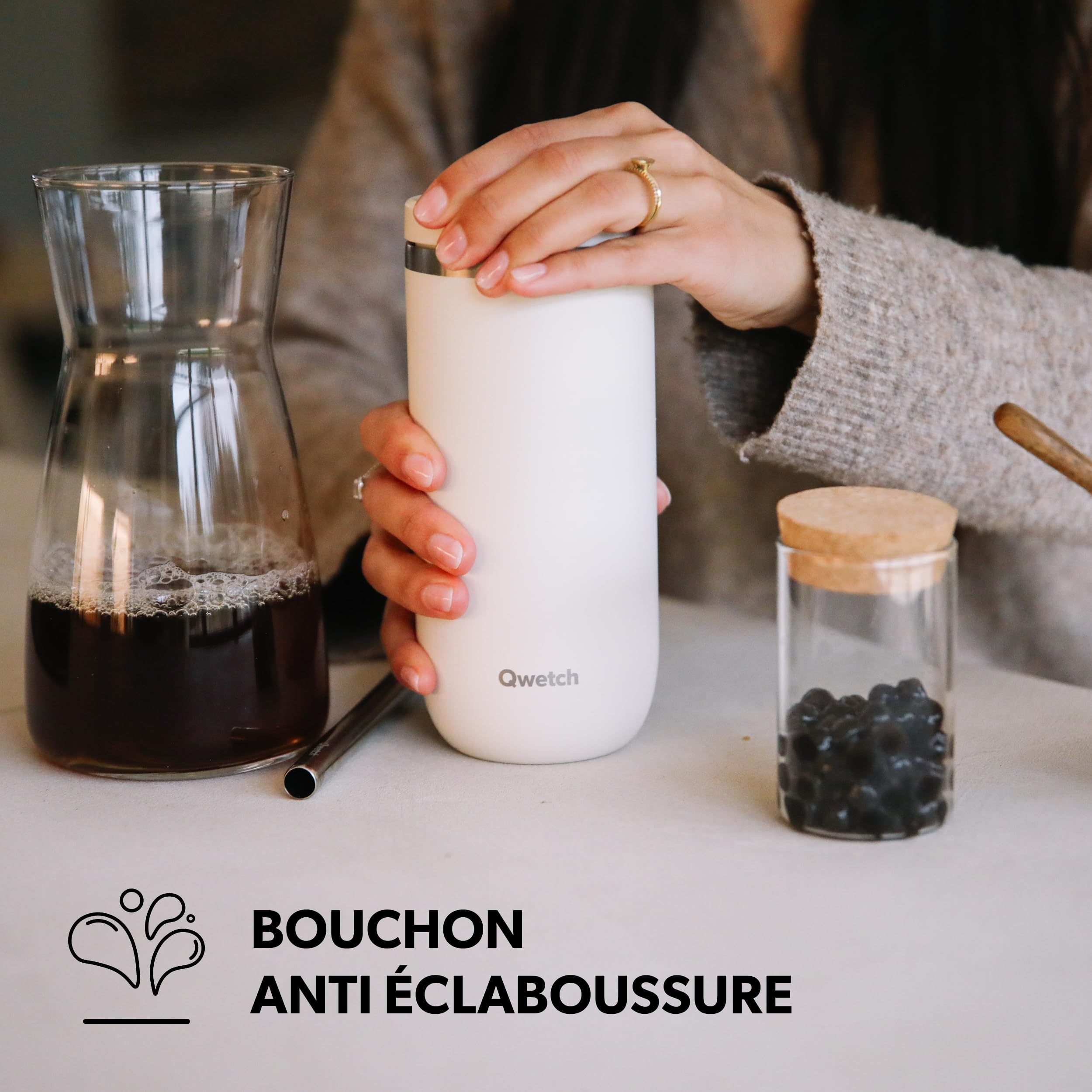 qwetch-cold-cup-600-ml-sable-tasse-isotherme-inox-recycl-avec-paille-24-h-glac-1 image 5
